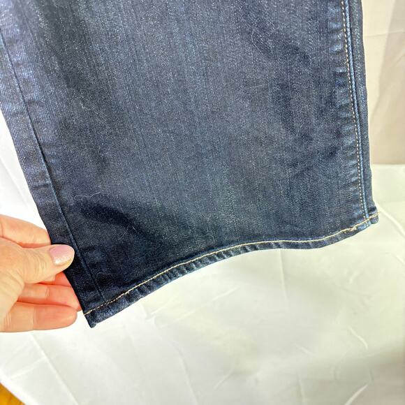 PAIGE Hidden Hills Bootcut Jeans Dark Wash Size 29 Premium Denim MidRise Flare - Picture 9 of 10